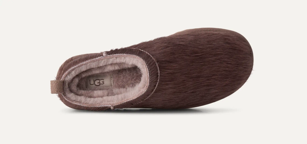 UGG Угги Classic Micro Calf Hair, коричневый