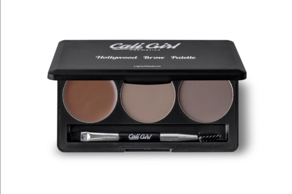 Палетка для бровей Cali Girl Hollywood Brow Palette - Light /  Medium