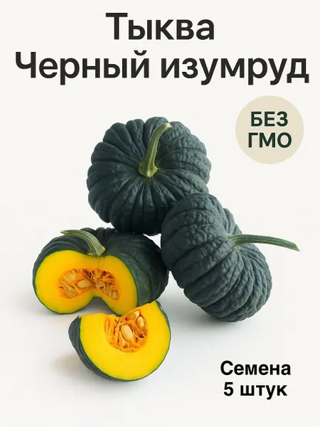 Тыква Чёрный изумруд — семена, 5 шт.
