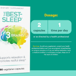 Natural Factors, Stress-Relax®, The Best-Sleep®, 90 вегетарианских капсул