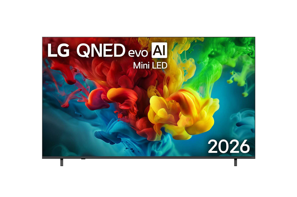 85-дюймовый умный телевизор LG 85QNED83B6A QNED evo AI Mini LED