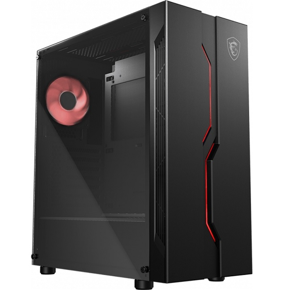 Корпус Midi-Tower MSI MAG VAMPIRIC 010M, RGB, E-ATX, Black (306-7G08P24-809)
