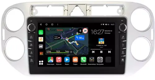 Магнитола для Volkswagen Tiguan 2007-2011, Golf Plus 2004-2014 - Canbox 9048 Android 10, Быстрая, CarPlay, 4G SIM-слот