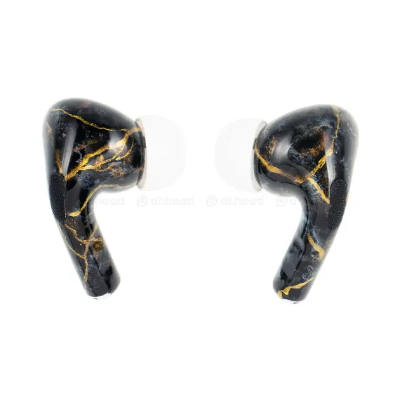 Apple AirPods Pro 2 USB-C Black Marble Total Gloss