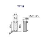 Теплообменник паяный ТТ15-24H-3,0
