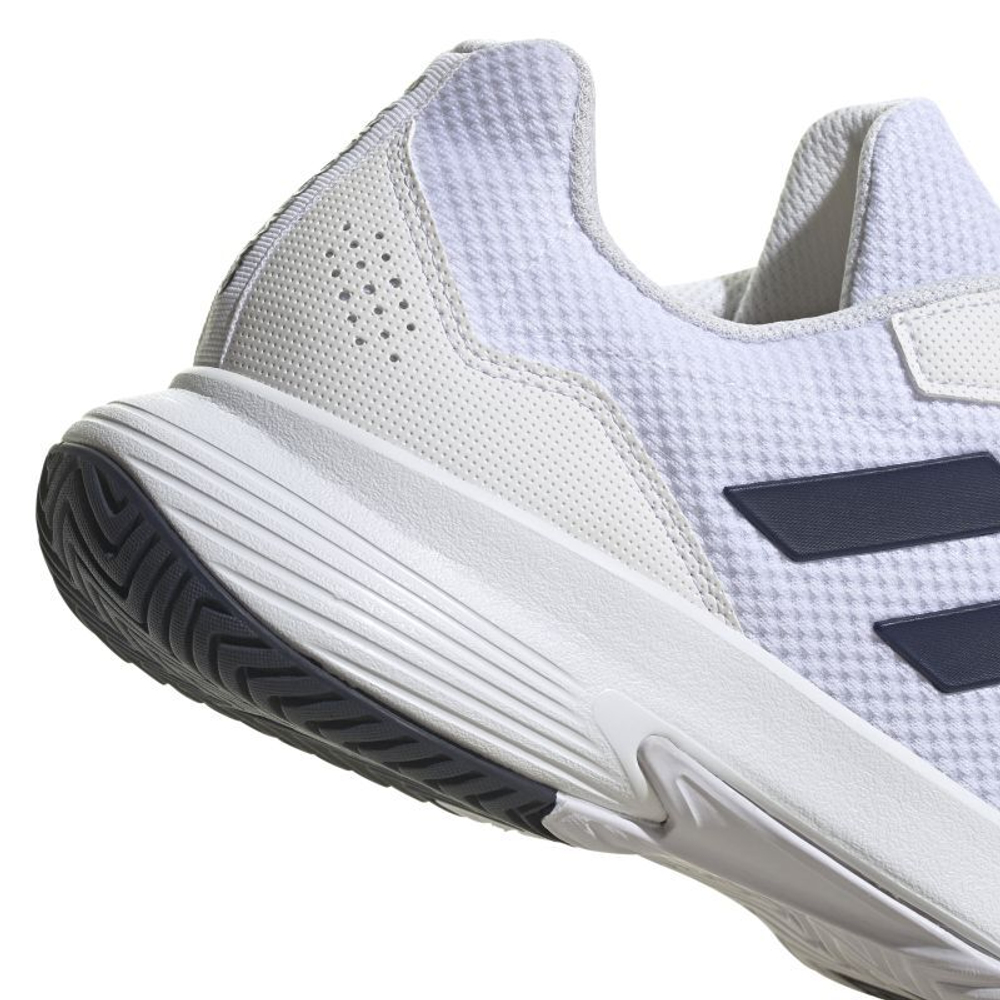 Мужские кроссовки теннисные Adidas GameCourt 2 M - cloud white/team navy blue 2/cloud white