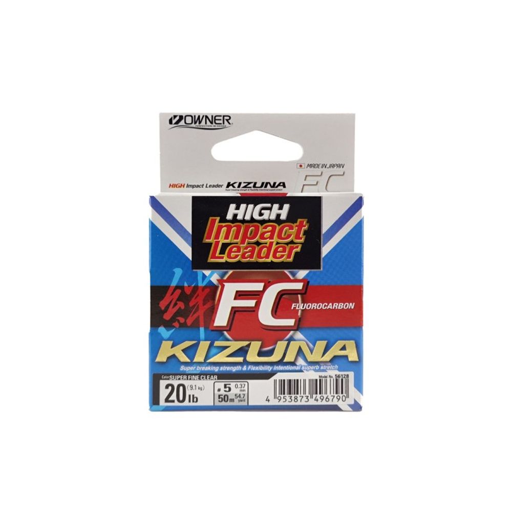 OWNER Леска Kizuna FC super clear 50м 0.37мм 9.07кг