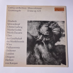 Винтажная виниловая пластинка LP Ludwig Van Beethoven Бетховен, Missa Solemnis D Dur Op. 123 (ГДР 1974)