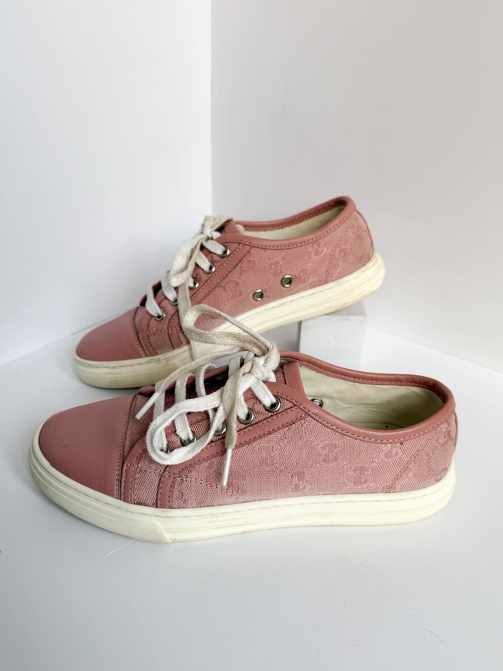 Комбинированные кеды Gucci, 35