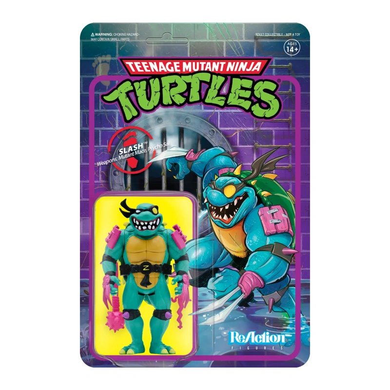 Фигурка Super7 - TMNT ReAction W4 - Slash