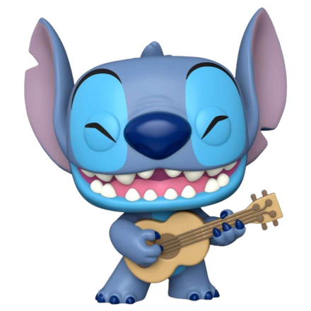 Фигурка Funko POP! Disney Lilo & Stitch Stitch with Ukulele (Exc) 10"