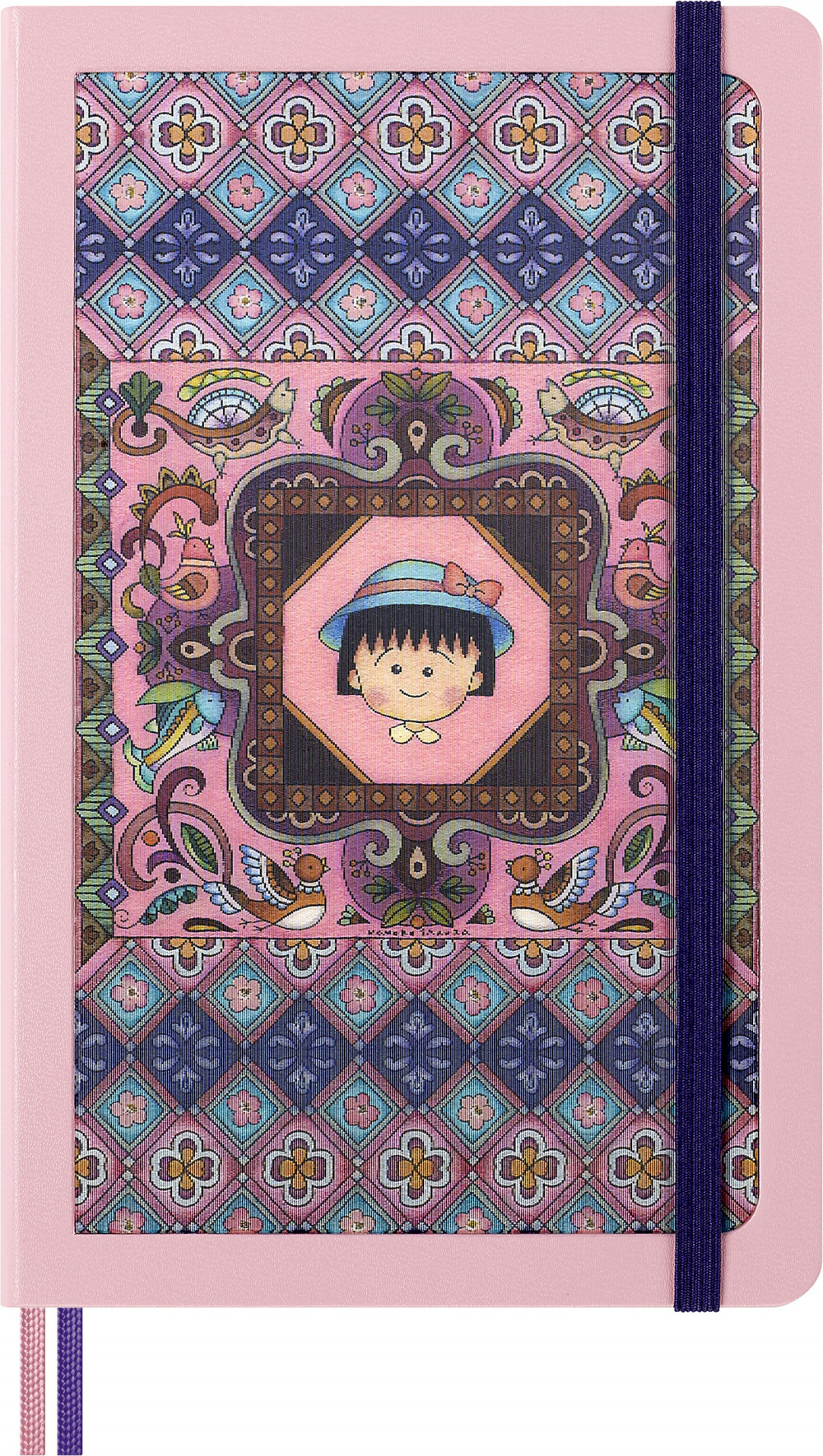 Блокнот Moleskine LE Sakura Large 130х210 мм текстиль 176 стр линейка Momoko Sakura (LESU07QP060NB)