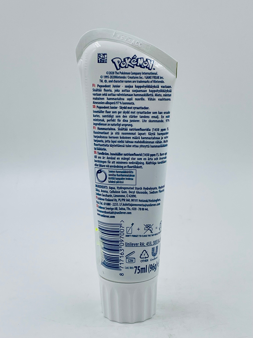 Зубная паста Pepsodent Junior7+ лет с мятным вкусом 75 мл