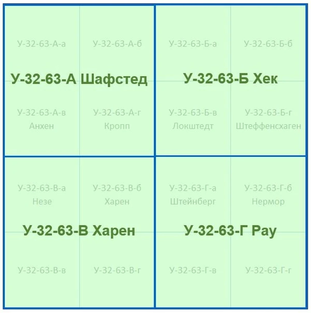 Сборник №7 «Рау». Два масштаба. Учебные топографические карты для практической работы и склейки.