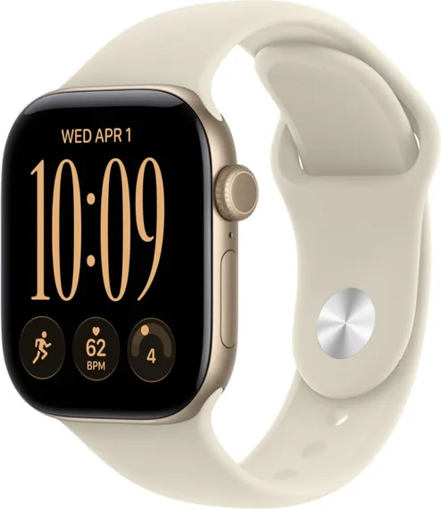 Умные часы Apple Watch Series 12 42 мм Aluminum Золотой Sport Band Песочный Light gold Sand