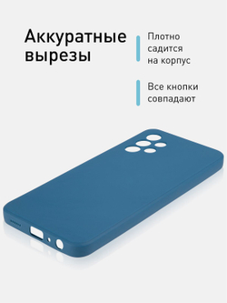 Чехол ROSCO для Samsung Galaxy A13 оптом (арт. SS-A13-COLOURFUL-BLUE)