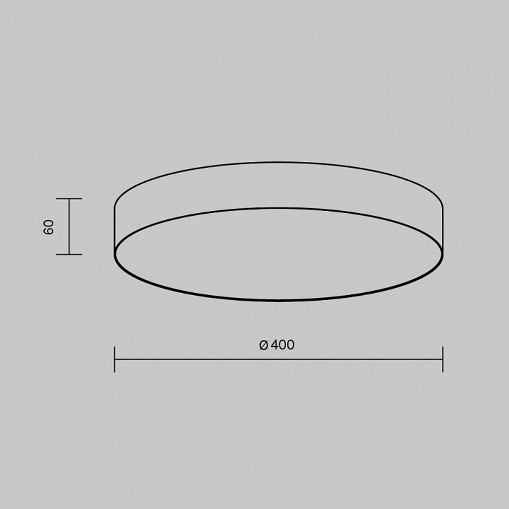 Накладной светильник Maytoni Technical Zon C032CL-45W2.7K-RD-B