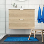 Коврик для ванной IKEA TOFTBO синий меланж 50x80 см. (из Турции)