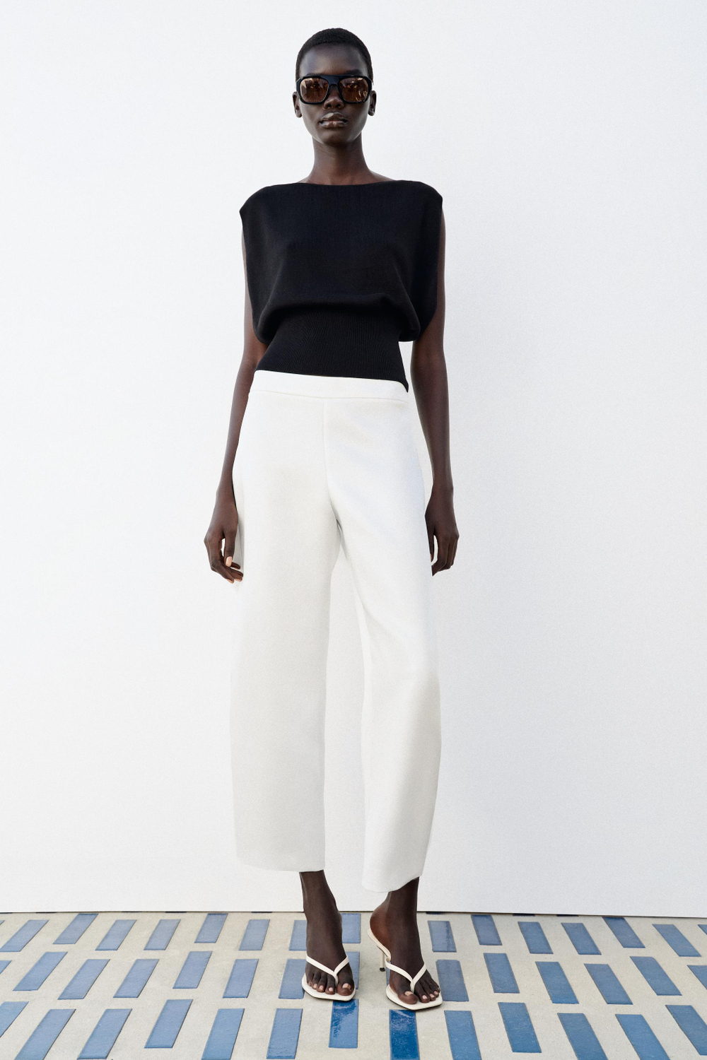 АТЛАСНЫЕ БРЮКИ BARREL — ZARA