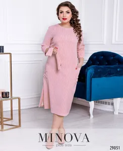 Платье 1126б-пудра Minova
