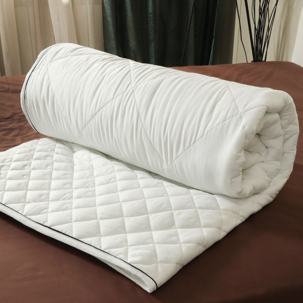 Одеяло евро, 200х220 см, Hotel collect, Файбер100%ПЭ, 350 г/м2, всесезон, чех 100% хл, кант, IVVA