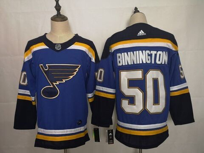 Хоккейное NHL джерси Джордана Биннингтона- St. Louis Blues