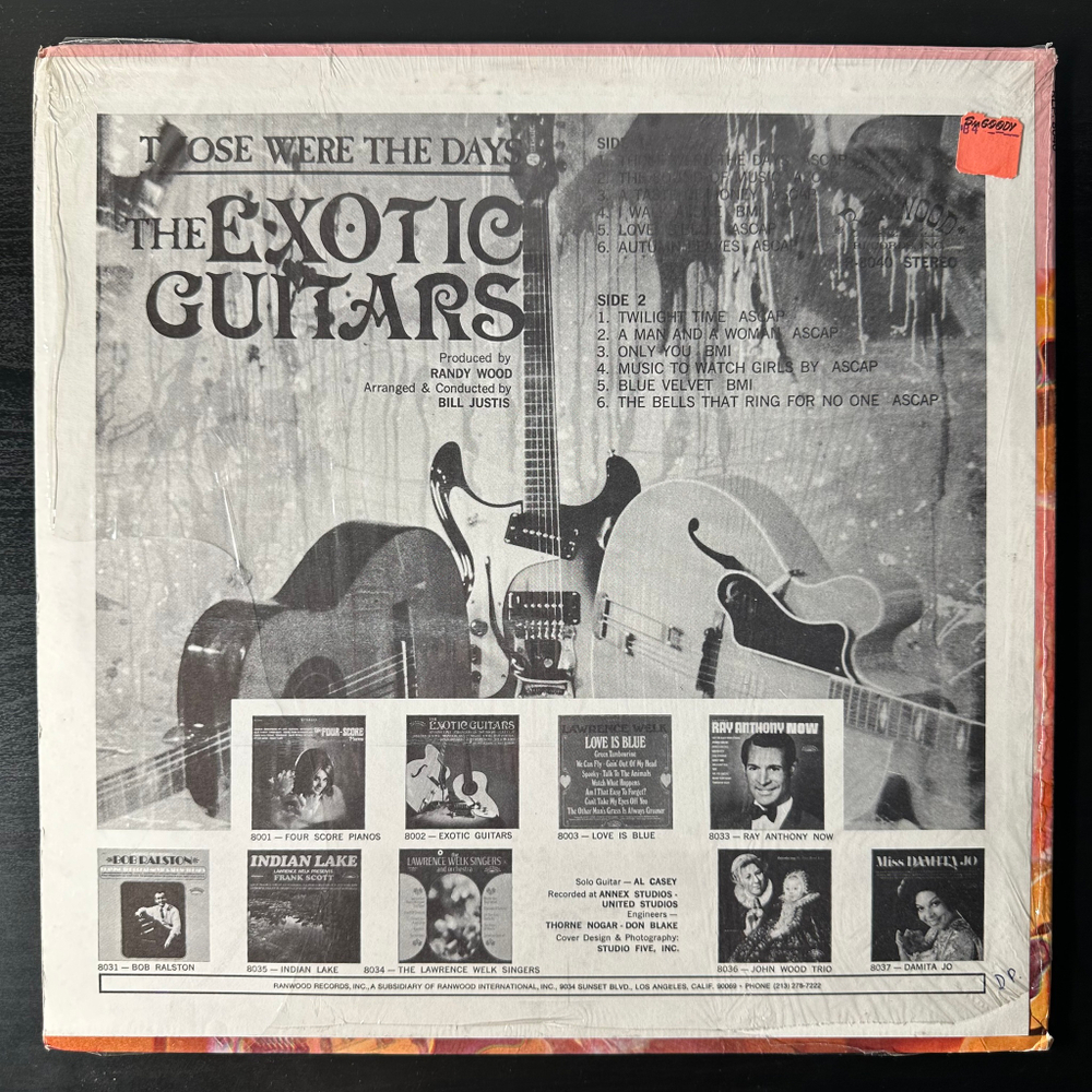 The Exotic Guitars ‎– Those Were The Days (США 1968г.)