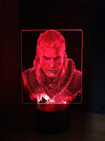 Ночник "Геральт из Ривии" (Ведьмак Witcher)