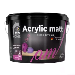 Краска для стен и потолков интерьерная Dufa Premium Home Acrylic matt матовая база 1