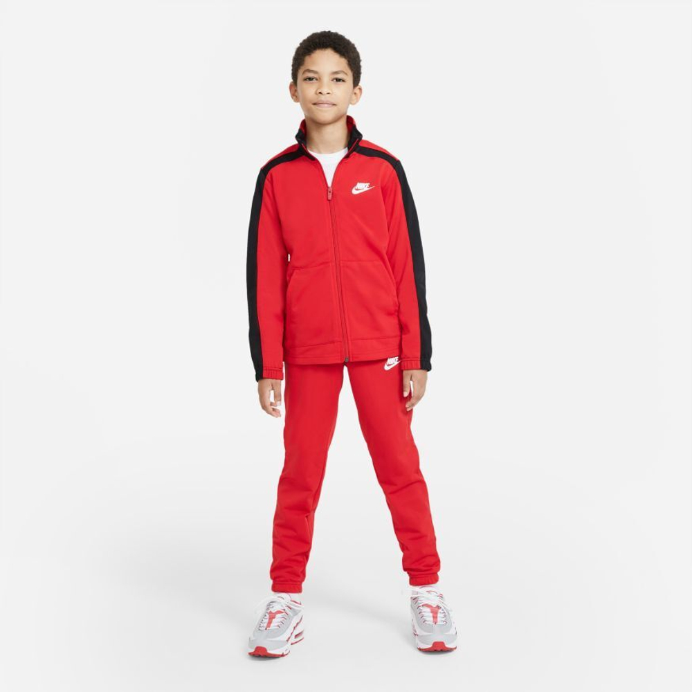 Костюм теннисный Nike Swoosh Poly Tracksuit U - university red/black/white