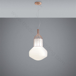 Pendant design lamp  AEROSTAT by Fabbian (Gold)
