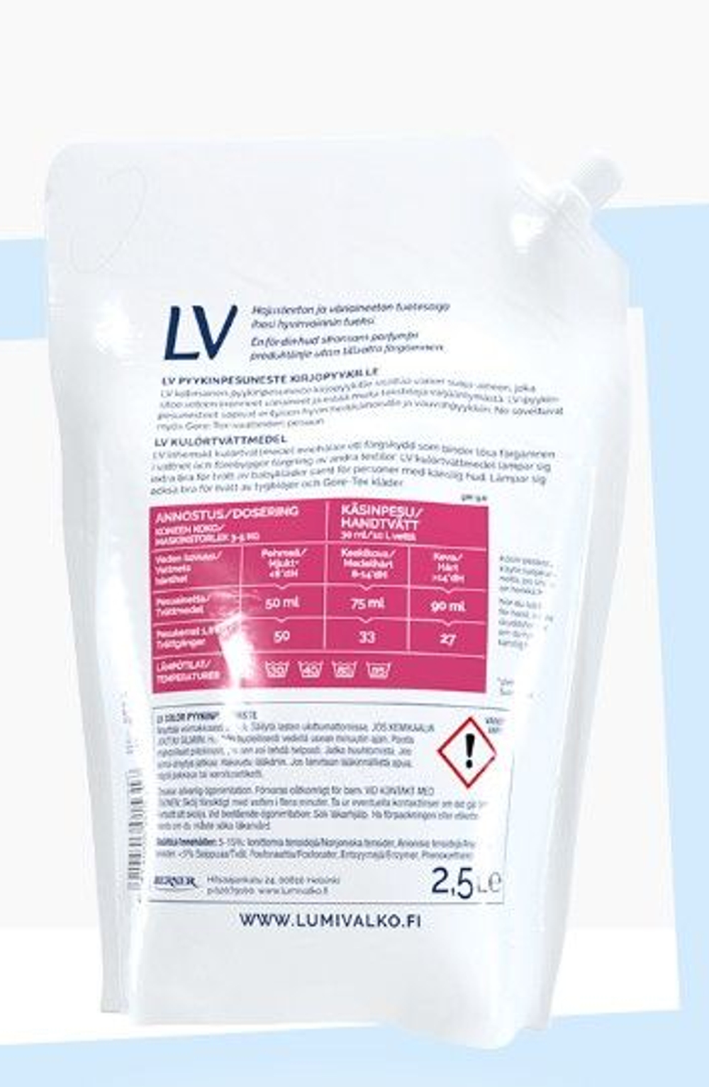 LV Color Концентрированное средство для стирки 2,5 л