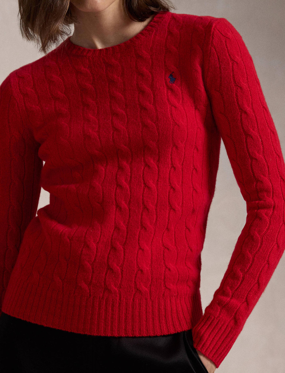 Шерстяной свитер JULIANNA POLO RALPH LAUREN - красный(211910421)