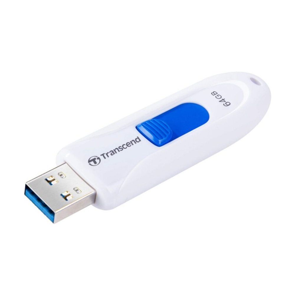 Флеш накопитель 64GB Transcend JetFlash 790, USB 3.1, Белый