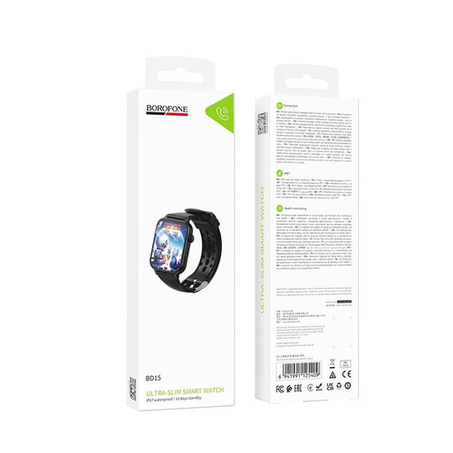 Смарт-часы детские Borofone BD15 Kids Watch (Call Version) черные