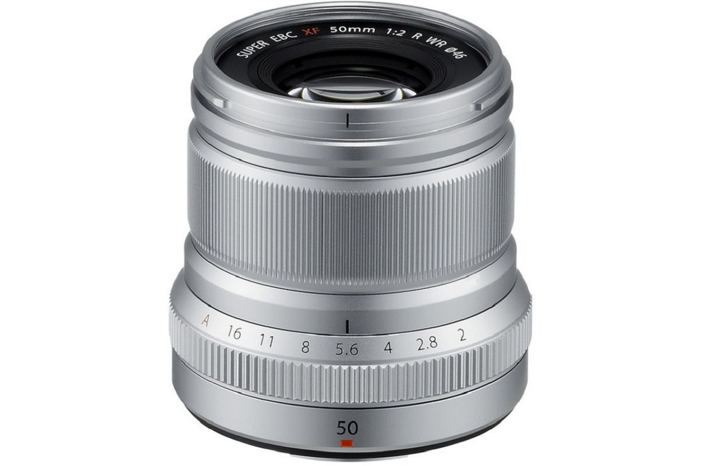 Fujinon XF 50mm f/2 R WR, серебристый