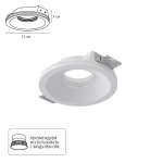 Точечный встраиваемый светильник Arte Lamp INVISIBLE A9287PL-1WH, 1хGU10