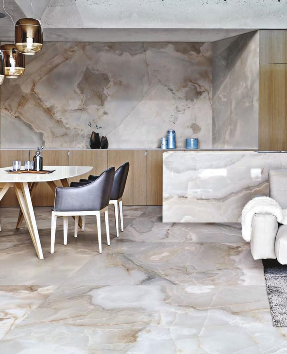 Rex Ceramiche Reves Noisette Glossy 120x120