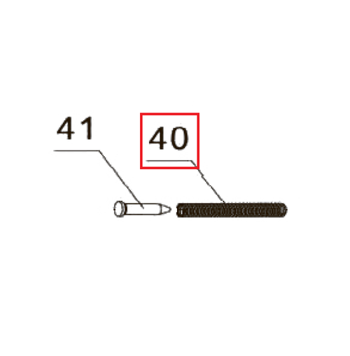 Купить Запчасть №40 для PAG-PC84. Пружина затвора