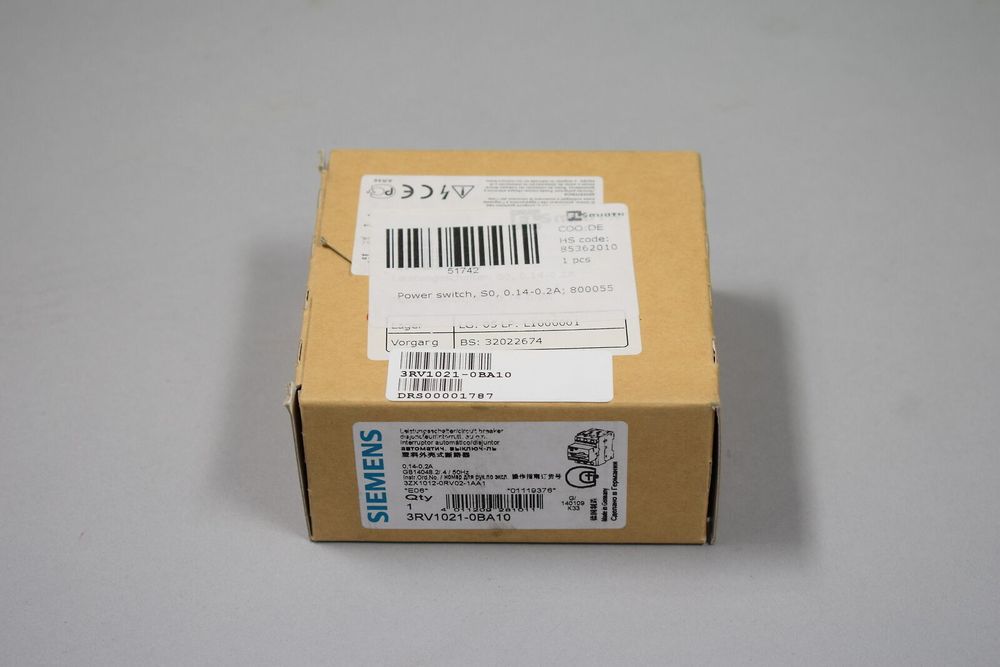SIEMENS 3RV1021-0BA10 SIEMENS 3RV1021-0BA10