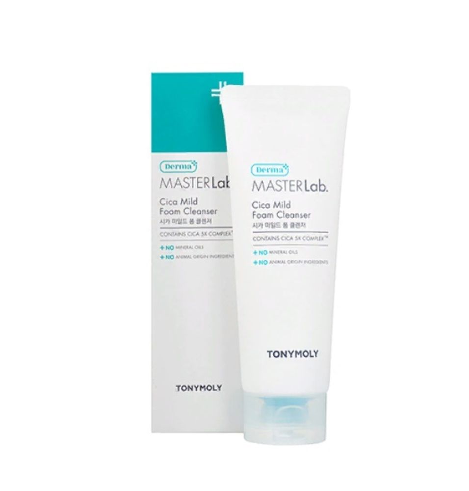 TONY MOLY пенка для умывания с экстрактом центеллы Derma MASTER Lab. Cica Mild Foam Cleanse  150 мл