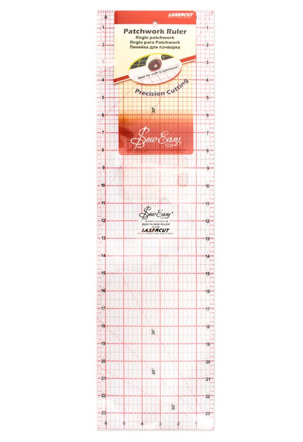 Линейка для пэчворка с градацией в дюймах 24x6½'', Hemline