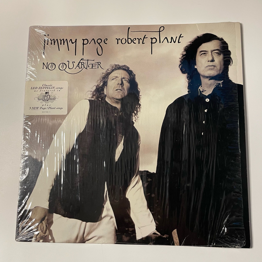 Винтажная виниловая пластинка LP Jimmy Page Robert Plant No Quarter (США 1994)