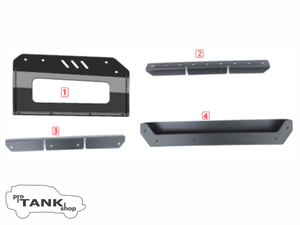 TANK 300 Крепление MEIKA (GE15) для бокового бокса MEIKA (AE1) к багажнику MEIKA (GS3)