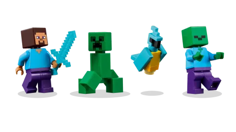Конструктор LEGO Minecraft 21275 Дом в джунглях TNT