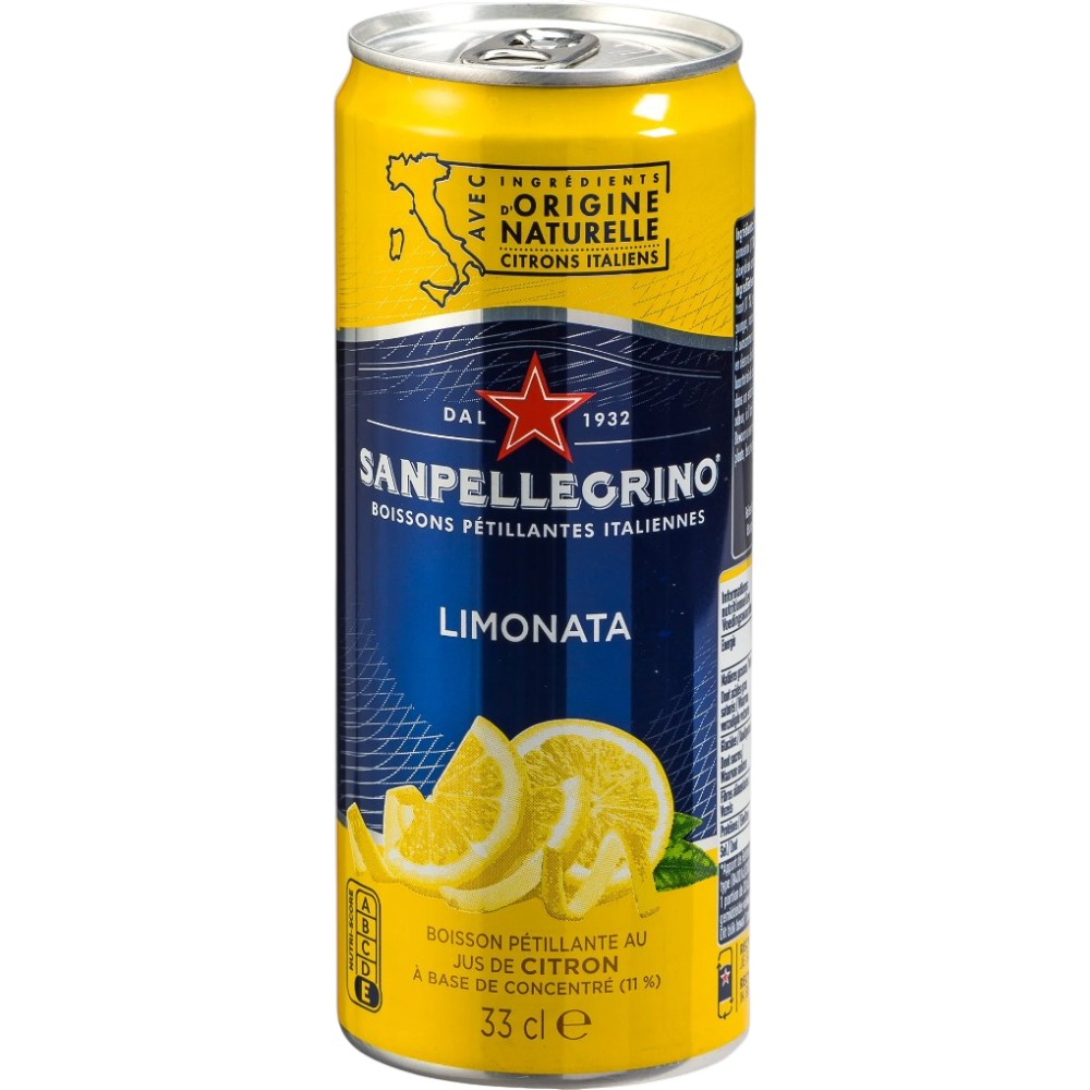 San Pellegrino Limonata, in can 0,33 л.