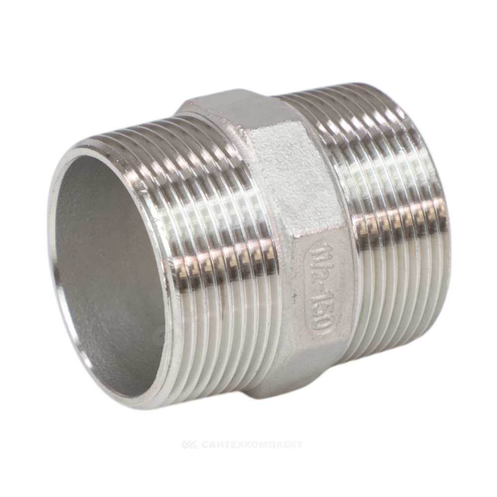 Ниппель сталь нерж Ду 32 (1 1/4") НР Benarmo