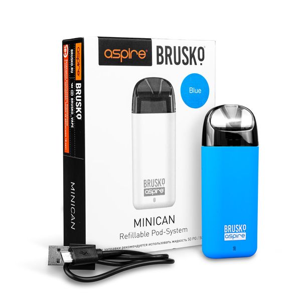 Цена на Набор Aspire Brusko Minican Pod Kit синий Купить Набор Aspire Brusko Minican Pod Kit синий