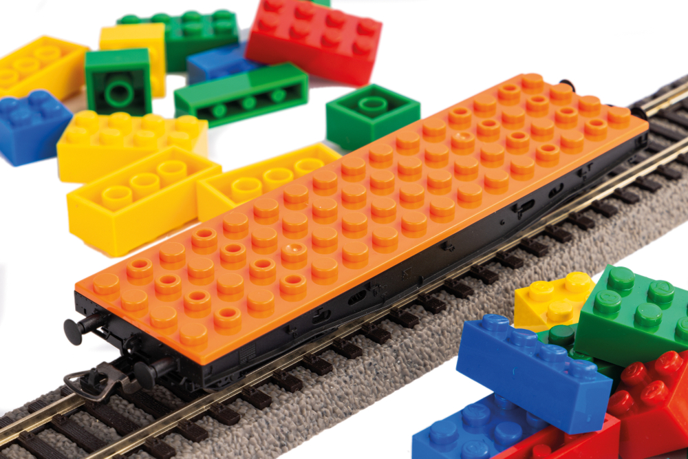 Грузовая платформа Lego