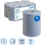 Полотенца бумажные д/дисп KK Scott Essential 190м 1сл синий 6рул/уп 6696